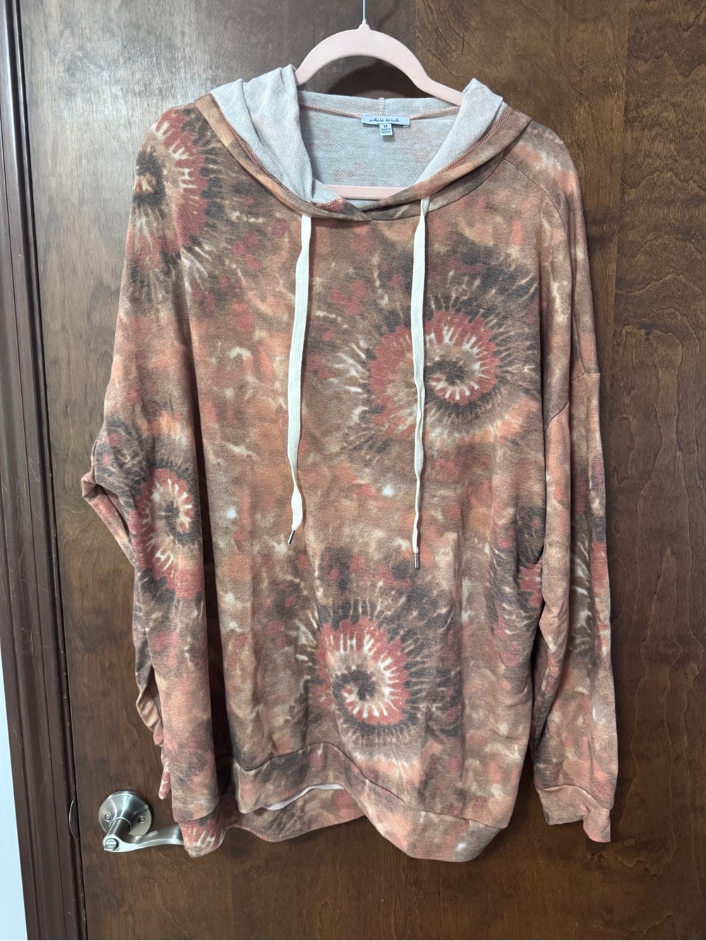 white birch fall harvest lightweight Tie-Dye Pullover Hoodie